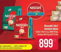 Coop NESCAFÉ 3in1 instant kávé ajánlat