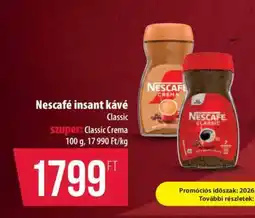 Coop NESCAFÉ INSTANT KÁVÉ Classic ajánlat