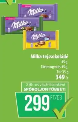 Coop Milka tejcsokoládé ajánlat