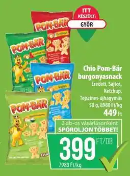 Coop Chio Pom-Bär burgonyasnack ajánlat