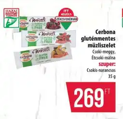 Coop CERBONA Gluténmentes müzliszelet ajánlat