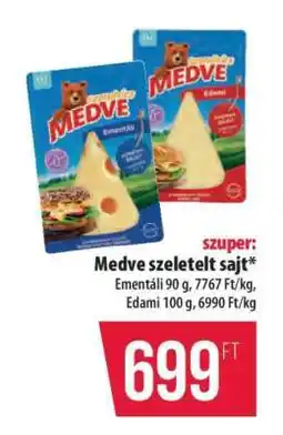 Coop Medve szeletelt sajt ajánlat
