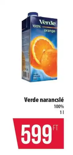 Coop Verde narancslé ajánlat