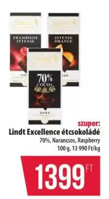 Coop Lindt Excellence étcsokoládé ajánlat