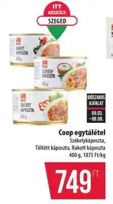 Coop Coop egytálétel ajánlat