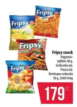 Coop Fripsy snack ajánlat
