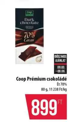 Coop Coop Prémium csokoládé ajánlat