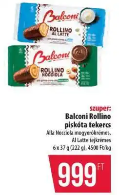 Coop Balconi Rollino piskóta tekercs ajánlat