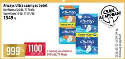 Coop Always Ultra Szárnyas Betét ajánlat