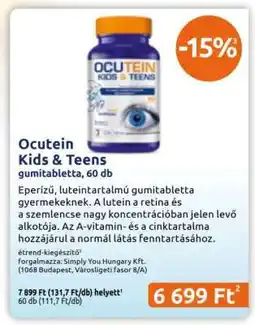 Benu Gyógyszertárak Ocutein Kids & Teens ajánlat