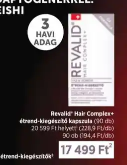 Benu Gyógyszertárak Revalid Hair Complex+ ajánlat
