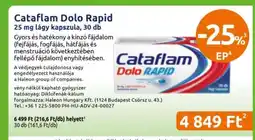 Benu Gyógyszertárak Cataflam Dolo Rapid ajánlat