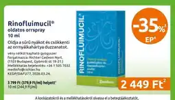 Benu Gyógyszertárak Rinofluimucil oldatos orrspray ajánlat