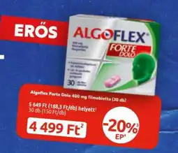 Benu Gyógyszertárak Algoflex Forte Dolo 400 mg filmtabletta (30 db) ajánlat