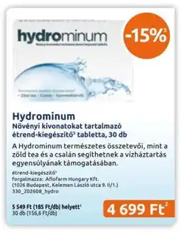 Benu Gyógyszertárak Hydrominum ajánlat