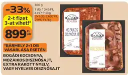 Auchan Bogádi Kocsonya, Mozaikos Disznósajt, Extra Rakott Nyelv vagy Nyelves Disznósajt ajánlat