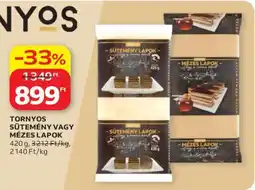 Auchan TORNYOS SÜTEMÉNY VAGY MÉZES LAPOK ajánlat