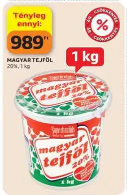 Auchan Magyar tejföl ajánlat