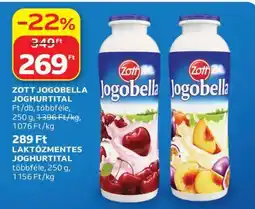 Auchan Zott Jogobella joghurtital ajánlat