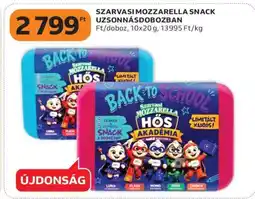 Auchan Szarvasi Mozzarella snack uzsonnásdobozban ajánlat