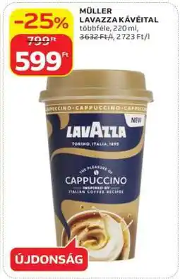 Auchan MÜLLER LAVAZZA KÁVÉITAL ajánlat