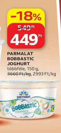 Auchan PARMALAT BOBBASTIC JOGHURT ajánlat