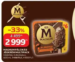 Auchan Magnum Pálcikás Jégkrém Multipack ajánlat