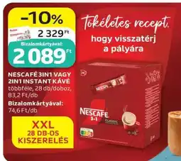 Auchan NESCAFÉ 3IN1 VAGY 2IN1 INSTANT KÁVÉ ajánlat