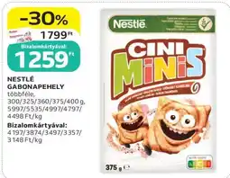 Auchan NESTLÉ Gabonapehely ajánlat