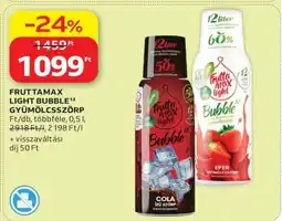 Auchan FRUTTAMAX LIGHT BUBBLE GYÜMÖLCSSZÖRP ajánlat