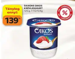Auchan DANONE Oikos krémjoghurt ajánlat