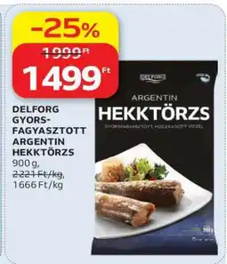 Auchan DELFORG GYORS-FAGYASZTOTT ARGENTIN HEKKTÖRZS ajánlat