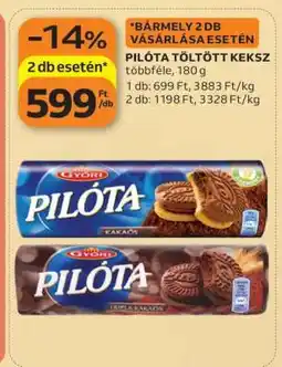 Auchan PILÓTA TÖLTÖTT KEKSZ ajánlat