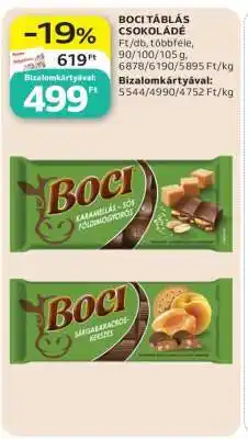 Auchan Boci Táblás Csokoládé ajánlat