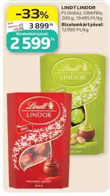 Auchan LINDT LINDOR ajánlat