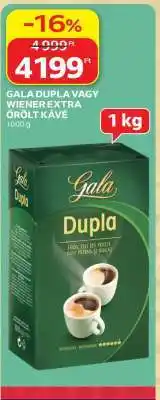 Auchan Gala Dupla vagy Wiener Extra Őrölt Kávé ajánlat