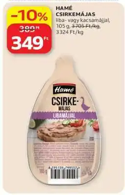 Auchan Hamé Csirkemájas ajánlat