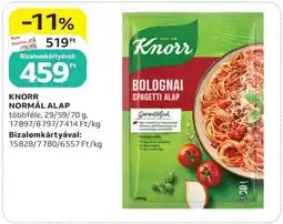 Auchan Knorr Normál Alap ajánlat