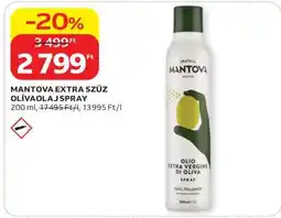 Auchan MANTOVA EXTRA SZŰZ OLÍVAOLAJ SPRAY ajánlat
