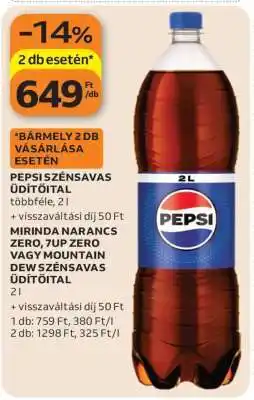 Auchan Pepsi szénsavas üdítőital ajánlat