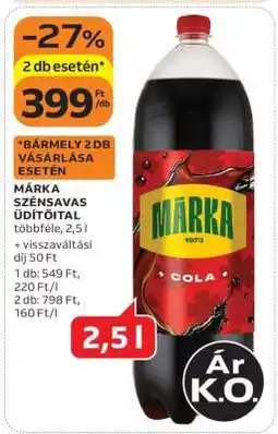 Auchan Márka Szénsavas Üdítőital ajánlat