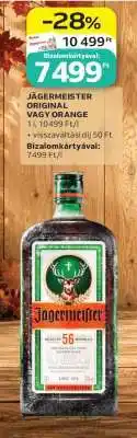 Auchan JÄGERMEISTER ORIGINAL VAGY ORANGE ajánlat