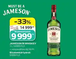 Auchan JAMESON Ír whiskey ajánlat
