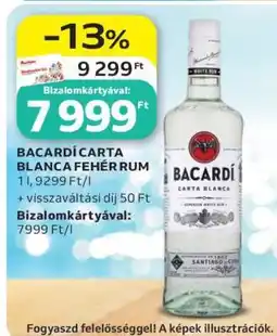 Auchan Bacardi Carta Blanca Fehér Rum ajánlat