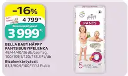Auchan BELLA BABY HAPPY PANTS BUGYIPELENKA ajánlat
