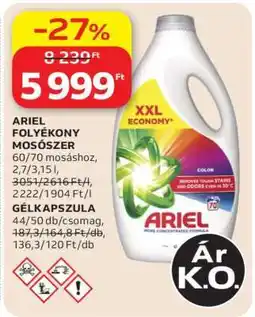 Auchan ARIEL Folyékony mosószer ajánlat