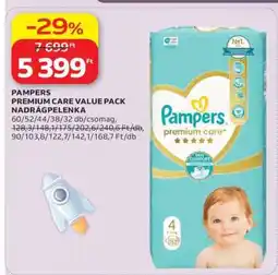 Auchan Pampers Premium Care Value Pack Nadrágpelenka ajánlat