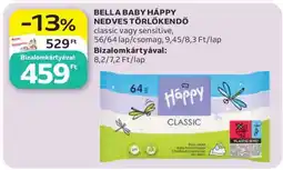 Auchan BELLA BABY HAPPY NEDVES TÖRLŐKENDŐ ajánlat