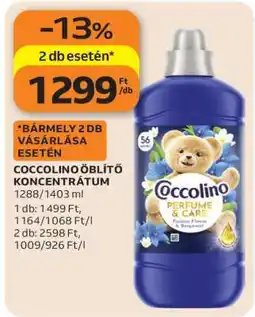 Auchan Coccolino Öblítő Koncentrátum ajánlat