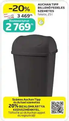Auchan AUCHAN TIPP BILLENŐ FEDELES SZEMETES ajánlat